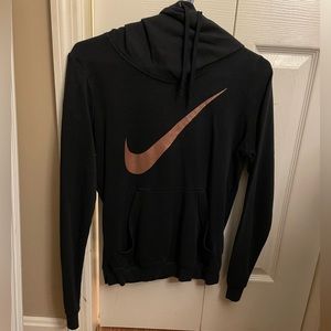 Black and gold NIKE hoodie
